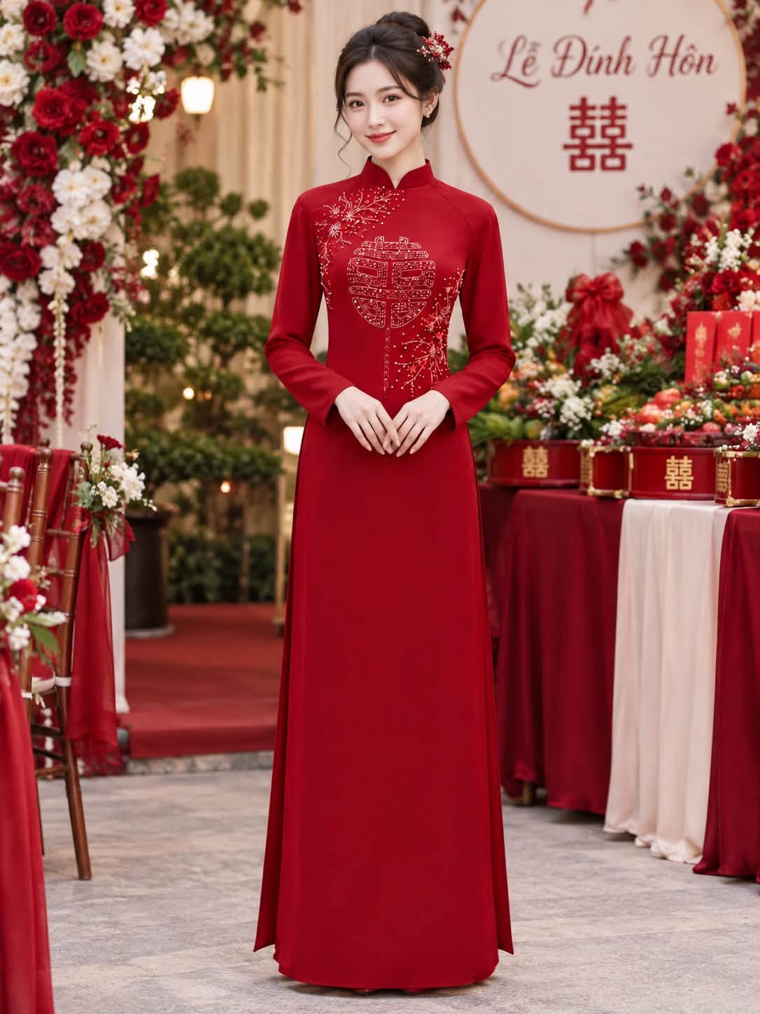 May áo dài Biên Hòa